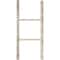 Ekena Millwork 15"W x 36"H x 3 1/2"D Vintage Farmhouse 2 Rung Ladder, Barnwood Decor Collection, Chalk Dust White DECR015X036X04LDRWH - alternate 5